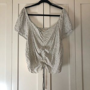 Polka dotted Crop Top